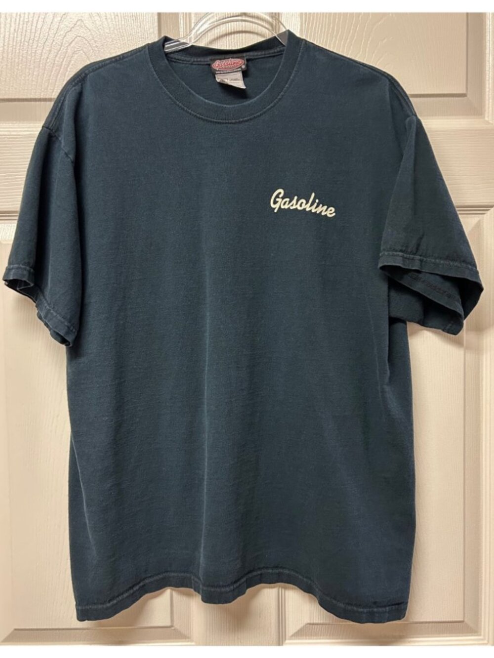 Gasoline Graphic T-Shirt XL Black Ford Hot Rod Coupe Garage Wear Kustom Kulture - Picture 2 of 7
